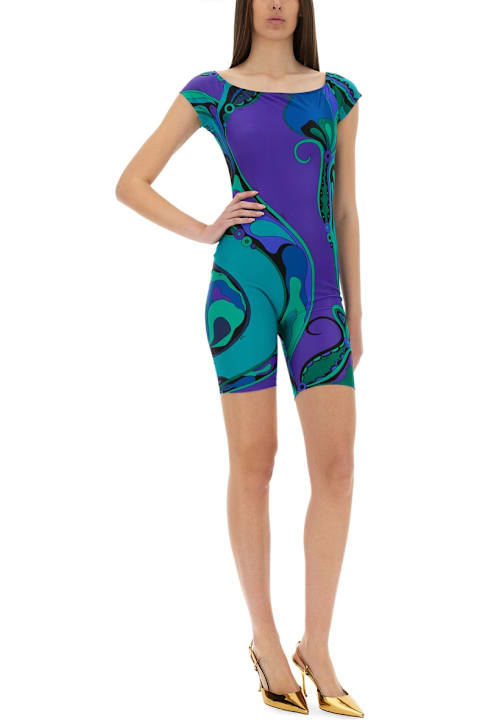 Pucci Jumpsuits for Women Pucci Fitted Jumpsuit With Print