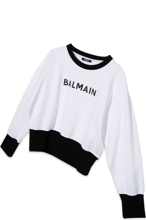 Sale for Kids Balmain Sweatshirt With Logo