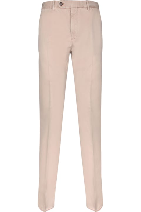 Incotex Clothing for Men Incotex Salmon Cotton Carrot Pants
