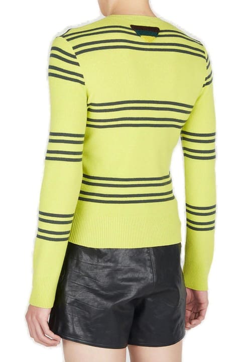 Prada Sweaters for Women Prada Striped Crewneck Jumper