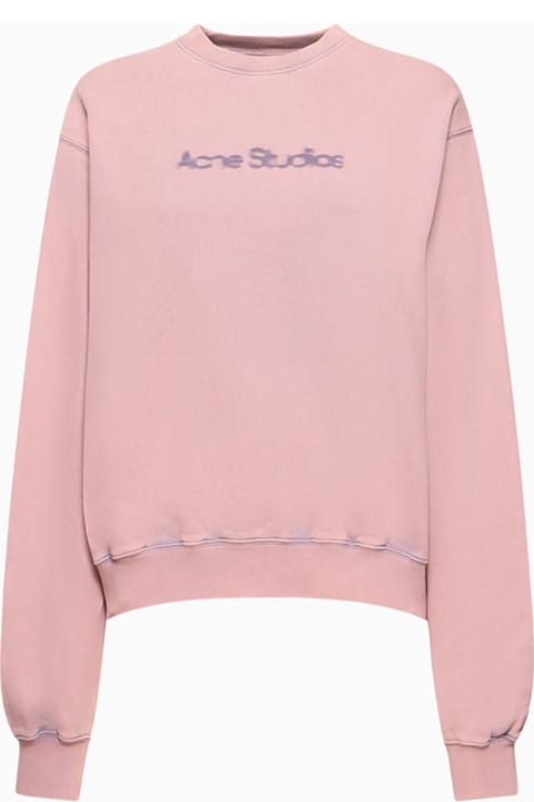 Acne Studios Fleeces & Tracksuits for Women Acne Studios Acne Studios Blurred Logo Sweatshirt