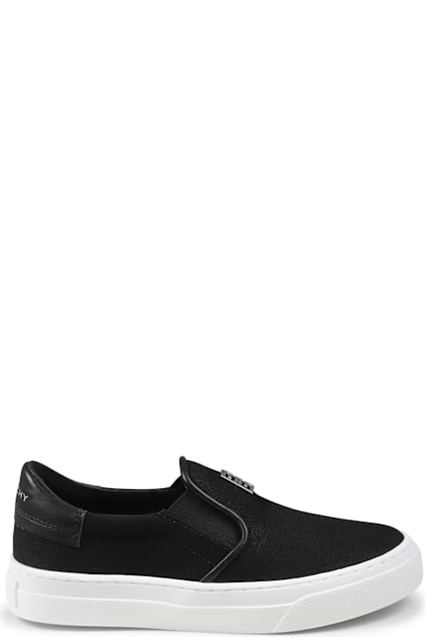 Givenchy Shoes for Boys Givenchy Black Sneakers For Kids With 4g Motif