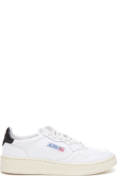 Autry White Leather Sneakers