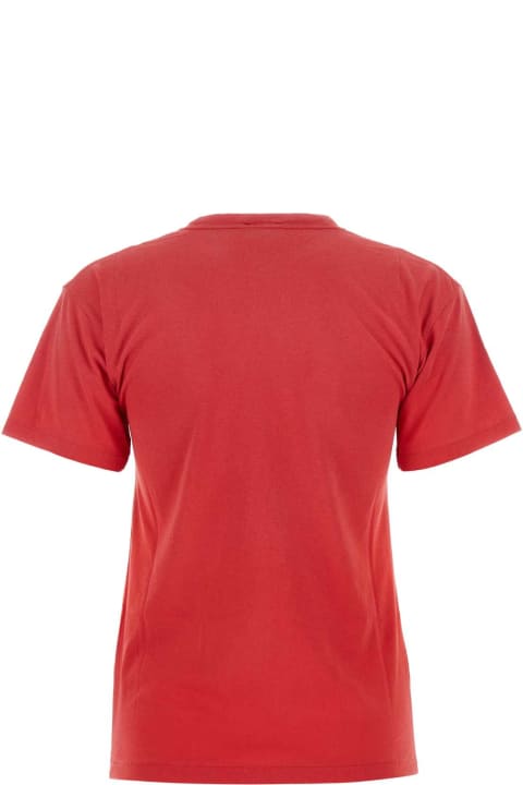 Fashion for Women Polo Ralph Lauren Red Cotton T-shirt