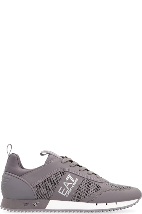 EA7 for Women EA7 Mesh And Vegan Leather Low-top Sneakers