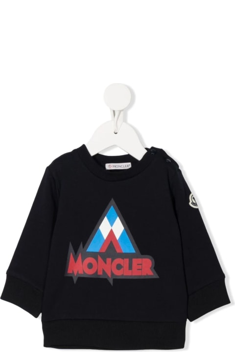 Sale for Baby Boys Moncler Moncler New Maya Sweaters Blue