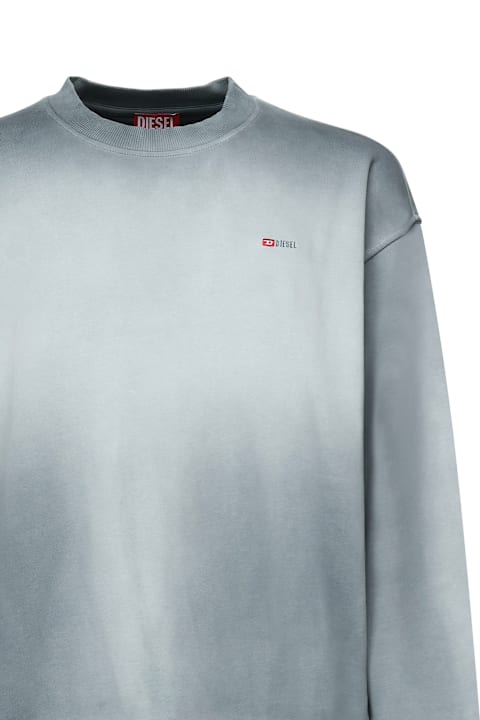 Diesel Sweaters for Women Diesel Sweatshirt With Embroidered Micro Logo