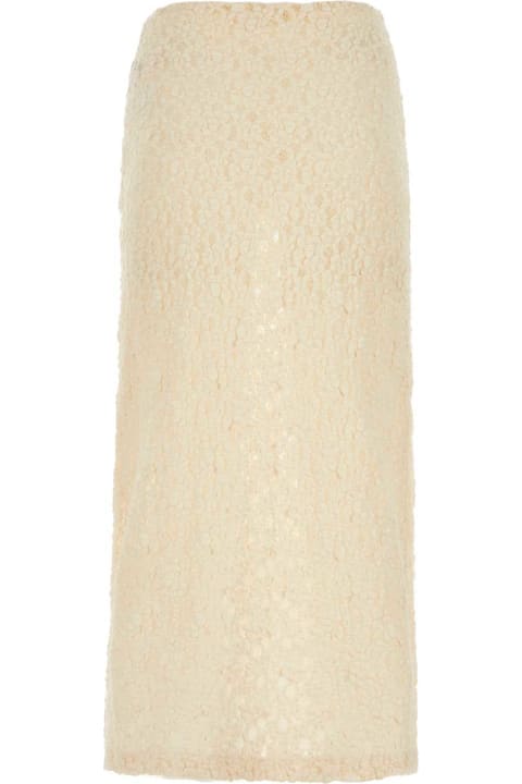 Chloé Skirts for Women Chloé Ivory Silk Skirt