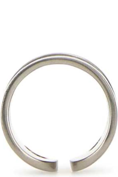 MM6 Maison Margiela Rings for Women MM6 Maison Margiela Silver Metal Ring