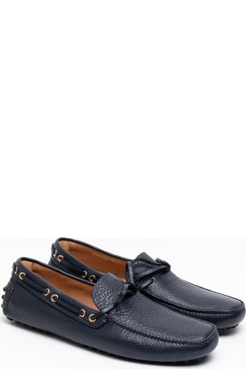 Car Shoe Shoes for Men Car Shoe Kud006 Blue Driving Loafer