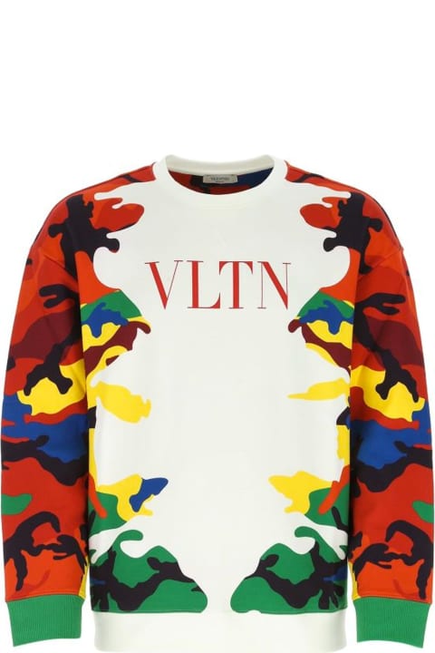 Valentino Clothing for Men Valentino Printed Logo Sweartshirt