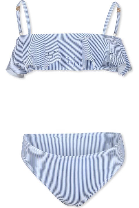 Chloé Swimwear for Girls Chloé Blue Bikini For Girl With Logo