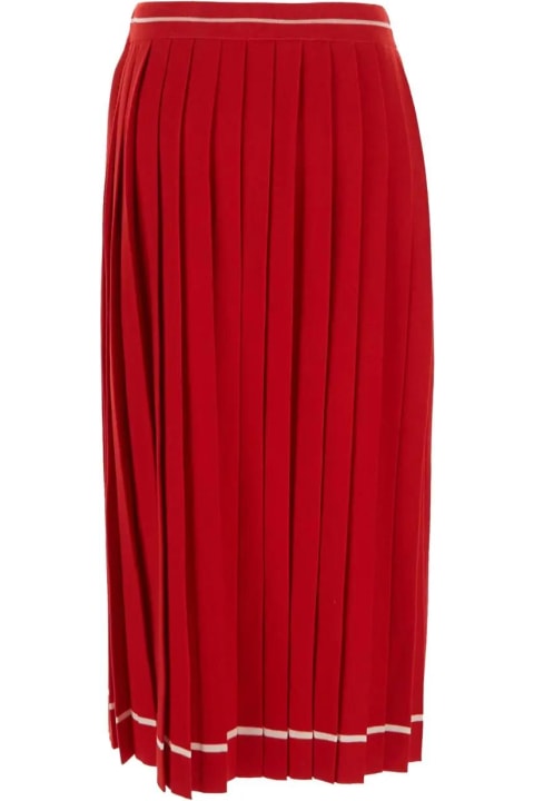 Gucci for Women Gucci Pleated Wool Skirt