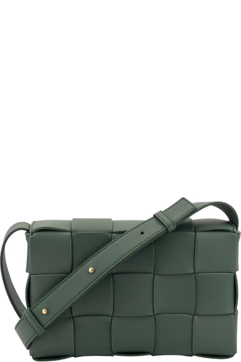 Shoulder Bags for Women Bottega Veneta Cassette Leather Shoulder Bag
