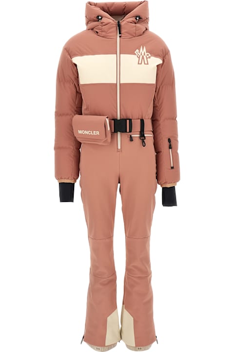 Jumpsuits for Women Moncler Grenoble Logo Ski Suit