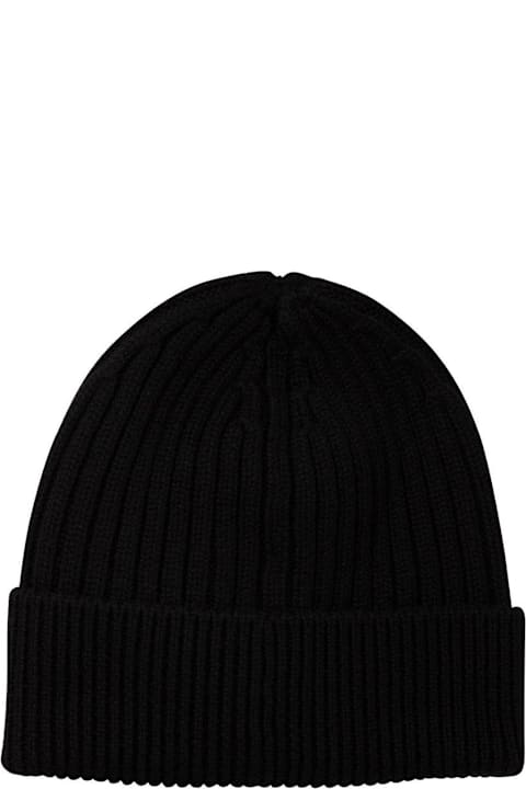 Moncler Grenoble Hats for Men Moncler Grenoble Logo Embroidered Knit Beanie