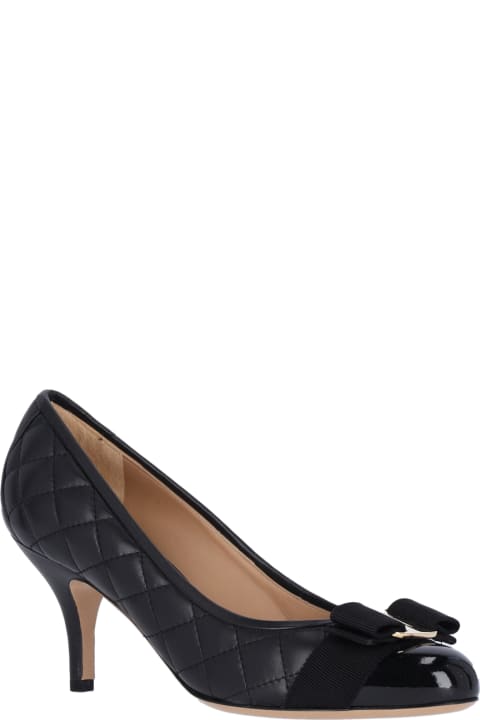 Ferragamo High-Heeled Shoes for Women Ferragamo Quilted Pumps
