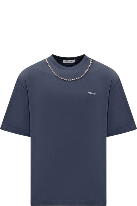 AMBUSH Topwear for Men AMBUSH Ballchain T-shirt