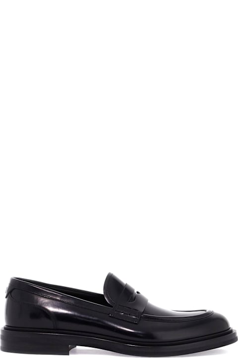 Dolce & Gabbana for Men Dolce & Gabbana Brushed Leather Loafers