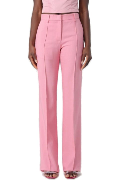 Fashion for Women MSGM Straight-leg Pleated Tailored Trousers MSGM