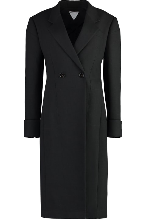 Coats & Jackets for Women Bottega Veneta Cotton Blend Coat