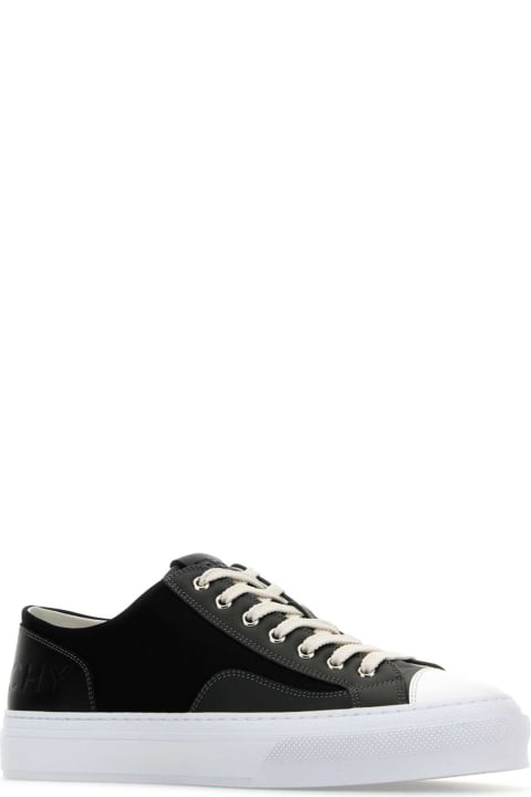 Givenchy لـ Men Givenchy Multicolor Nylon And Leather City Sneakers