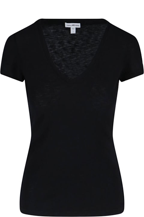 James Perse Topwear for Women James Perse V-neck T-shirt