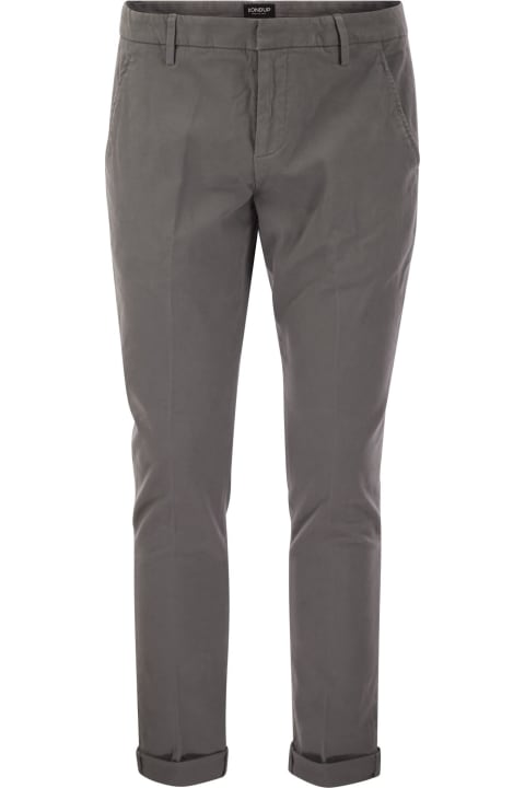 Fashion for Women Dondup Gaubert - Slim-fit Gabardine Trousers
