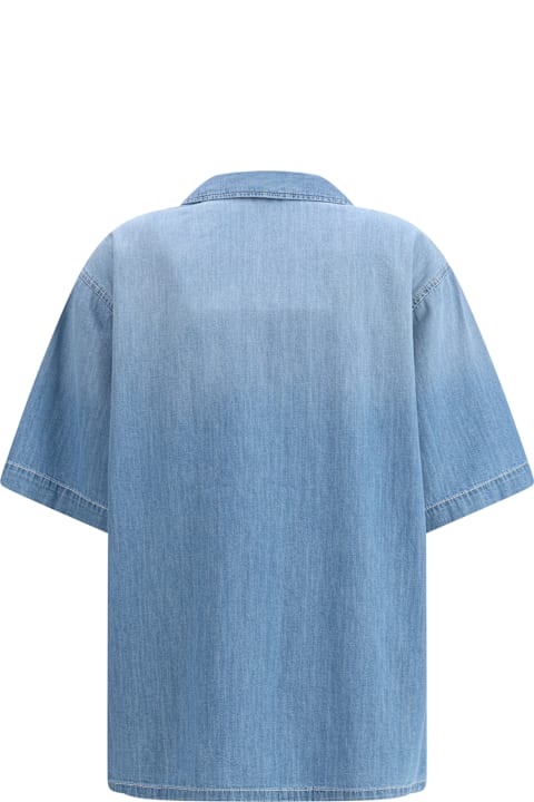Fabiana Filippi Topwear for Women Fabiana Filippi Short Sleeve Denim Shirt