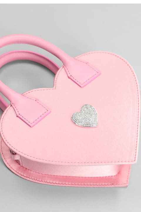 Mach & Mach Heart-shape Mini Crossbody Bag - Pink