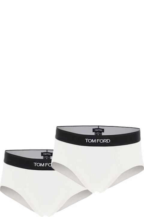 ملابس داخلية لـ القسم الرجالي Tom Ford 'bi-pack Logo Band Slip With