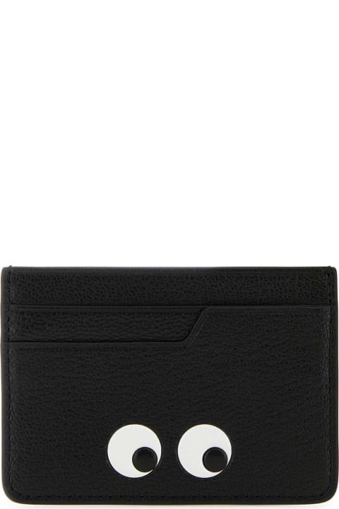 Anya Hindmarch for Women Anya Hindmarch Black Leather Card Holder