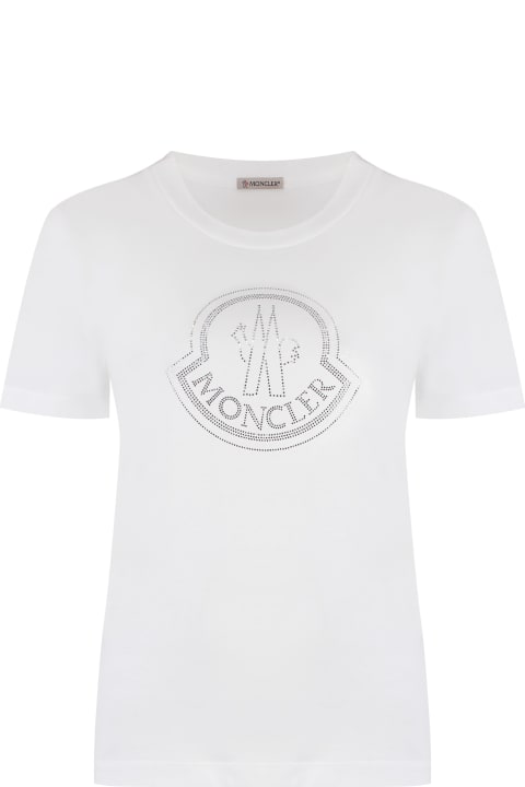 Fashion for Women Moncler Cotton Crew-neck T-shirt