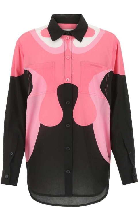 Burberry Topwear for Women Burberry Printed Crepe Shirt
