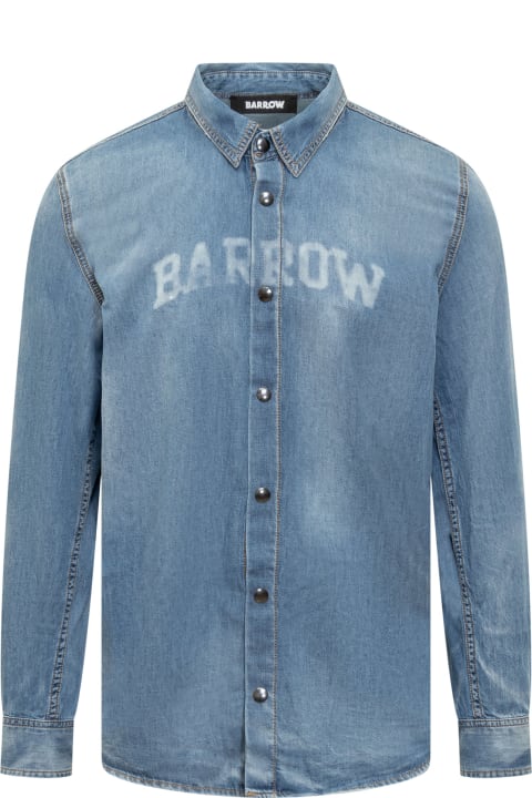 メンズ Barrowのシャツ Barrow Denim Shirt