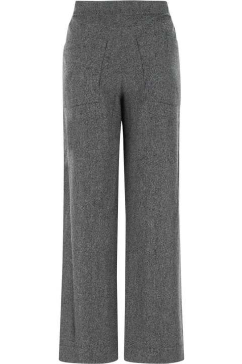 Pants & Shorts for Women Jil Sander Grey Wool Blend Pant