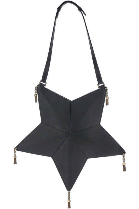 Saint Laurent for Women Saint Laurent Astro Shoulder Bag In Vegetable-tanned Leather