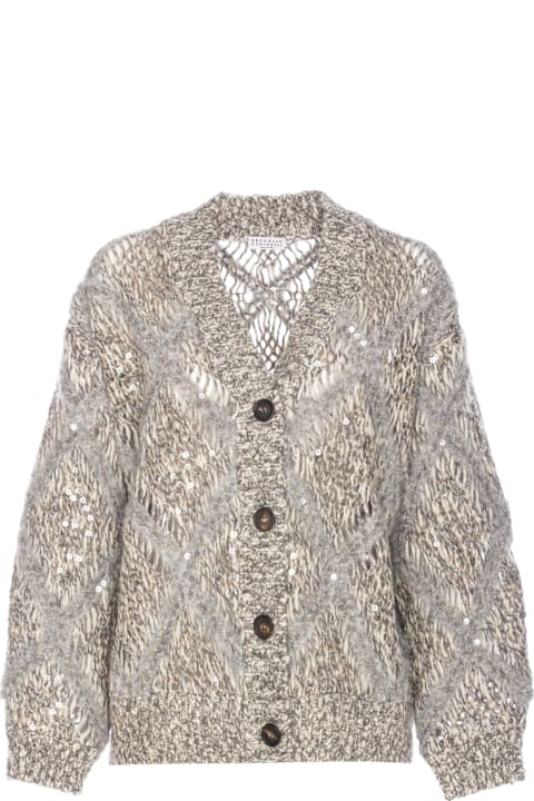 Sweaters for Women Brunello Cucinelli Dazzling Cardigan