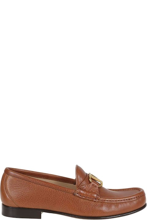 Valentino Garavani Flat Shoes for Women Valentino Garavani Garavani Vlogo Signature Almond Toe Loafers