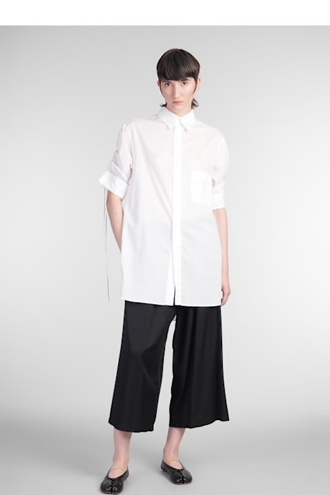 Yohji Yamamoto for Women Yohji Yamamoto Pants In Black Rayon