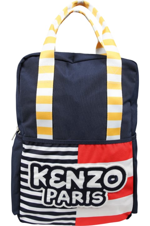 Kenzo Kids Kenzo Kids Multicolor Backpack For Boy