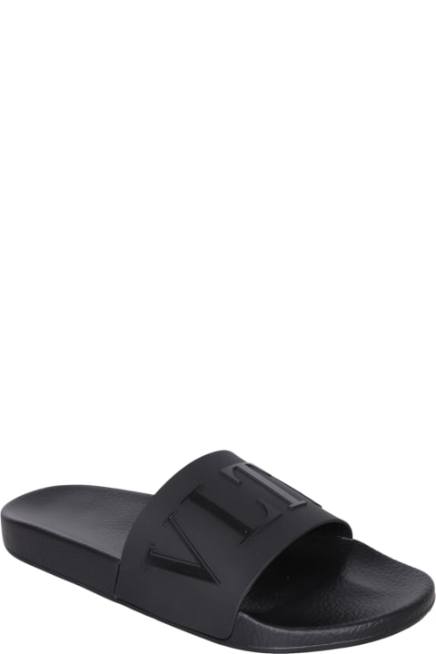 Valentino Other Shoes for Men Valentino Vltn Black Slides