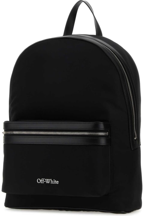 Fashion for Men Off-White Black Nylon Core Backpack