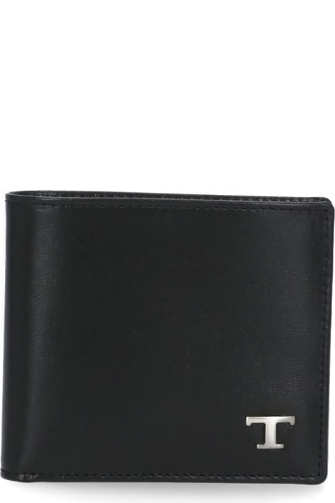 Tod's Wallets for Men Tod's Black Leather Wallet