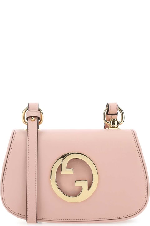 ウィメンズ Gucciのバッグ Gucci Pink Leather Gucci Blondie Crossbody Bag