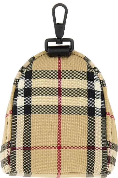 Bags for Men Burberry Embroidered Canvas Mini Jett Case