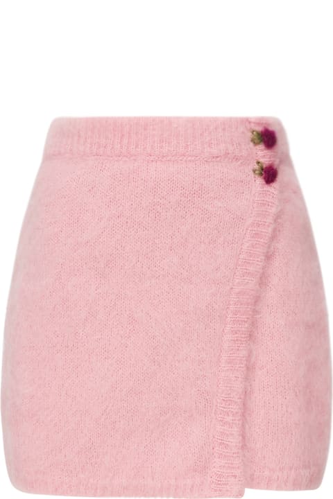 Alessandra Rich for Kids Alessandra Rich Mini Skirt With Embroidery