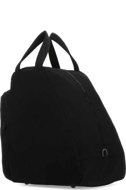Bags for Men Prada Black Canvas Travel Bag