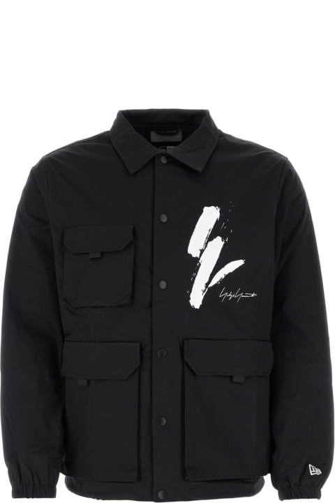 Yohji Yamamoto Shirts for Men Yohji Yamamoto Black Cotton Blend Shirt