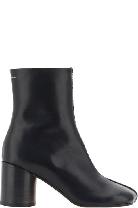 MM6 Maison Margiela Boots for Women MM6 Maison Margiela Leather Ankle Boots